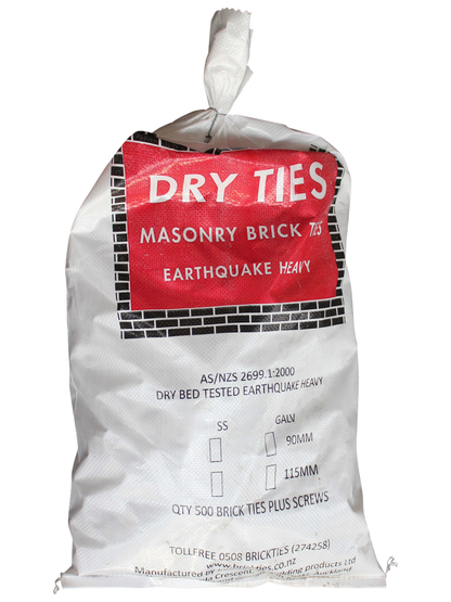 Galvanized Brick Ties (90mm)
