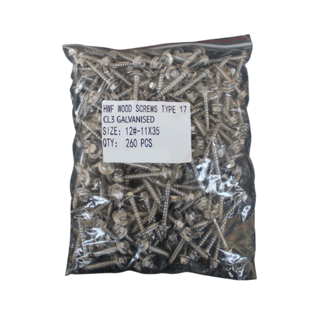 Galvanised Screws (Bag of 260)