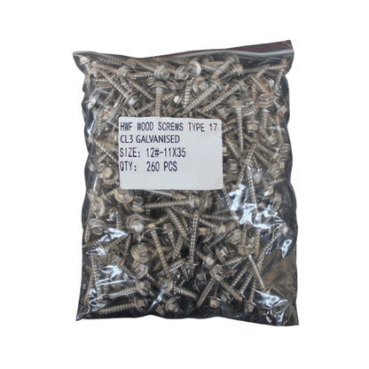 Galvanised Screws (Bag of 260)
