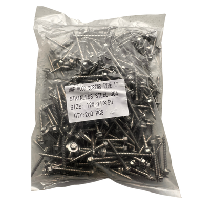 Stainless Steel Screws (Bag of 260)