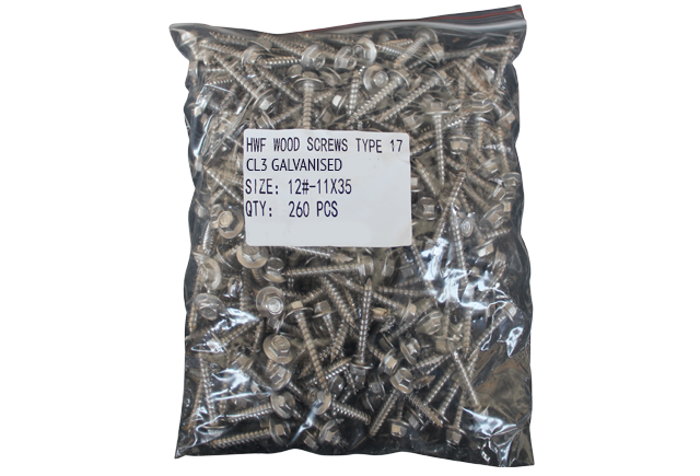 Galvanised Screws (Bag of 260)