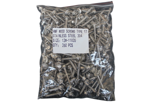 Stainless Steel Screws (Bag of 260)